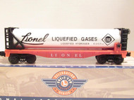 LIONEL POST-WAR CELEBRATION 19449 LIQUIFIED GAS FLAT CAR W/TANK - 0/027- NEW -