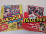 DONRUSS 1990-1991 BASEBALL AND PUZZLE CARDS LOOSE CARDS POT LUCK S1