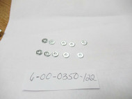 LIONEL PART- 600-0350-112 - .133 ID / .268 OD WASHERS - 10 PIECES- NEW- SR19