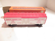 LIONEL POST-WAR 6448 EXPLODING TARGET CAR-WHITE/RED- NEW IN THE BOX- 0/027- J1