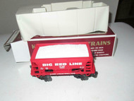 VINTAGE K-LINE TRAINS - K-90006 - 1994 KCC BIG RED ORE CAR- 0/027- BOXED- A1B