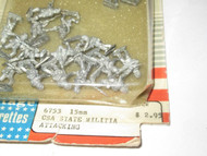 HERITAGE MINIATURES- 6753 15MM CSA STATE MILITIA ATTACKING NEW= S31B