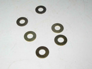 LIONEL PART - 6 METAL WASHERS APPROX 1/2" WIDE - NEW - SR118