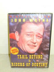 DVD- TRAIL BEYOND & RIDERS OF DESTINY- JOHN WAYNE- NEW- L53