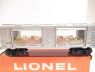 LIONEL POST-WAR - 6445 - FORT KNOX GOLD BULLIION CAR -0/027- LN- ORIG. BOX-B8R