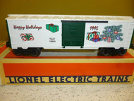 LIONEL LIMITED PRODUCTION 19939 -1995 EMPLOYEE CHRISTMAS BOXCAR- MINT- S15