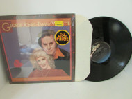 GEORGE JONES & TAMMY WYNETTE ENCORE RECORD ALBUM 37348 1981 W/PLASTIC L114D