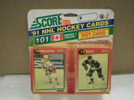 OLDER HOCKEY CARDS 1991- CANADIAN ENGLISH SERIES 1- NORMAND ROCHEFORT- NEW- L136
