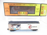 MTH TRAINS RAILKING - 30-74183 - 2004 CHRISTMAS BOXCAR- 0/027- LN- D1B