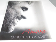 ANDREA BOCELLI 'AMORE' PIANO MUSIC BOOK - 15 SONGS - NEW- M49