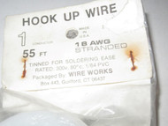 HOOK UP WIRE - GREEN 1 CONDUCTOR 55 FEET 18 AWG STRANDED- NEW - H23