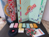 VTG 1985 PARKER BROS DELUXE ED MONOPOLY BOARD GAME NO INSERTS 00011 PARTS