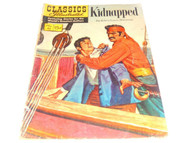 VINTAGE COMIC- CLASSICS ILLUSTRATED- 'KIDNAPPED' FEB. 1948 - FAIR - L96