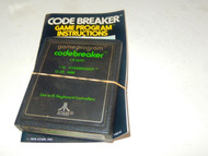 ATARI - CODE BREAKER GAME W/INSTRUCTION BOOKLET - TESTED GOOD - L252A