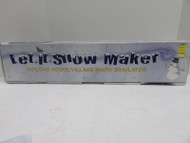 LET IT SNOW MAKER MODEL VILLAGE MAKE BELIEVE SNOW SIMULATOR