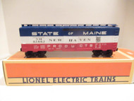 LIONEL 17217 STATE OF MAINE BOXCAR- 'NEW HAVEN'- STANDARD 'O'- NEW- BAD BOX-HH1P