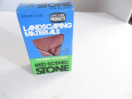 LIFE LIKE - 1101- RED SCENIC STONE 3/4 OUNCE BOX- NEW- SH