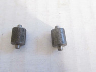 LIONEL PART - PAIR OF ROLLERS - 5/8" FLAT ENDS W/PINS & WIDE- USED - SR70D