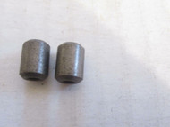 LIONEL PART - PAIR OF ROLLERS - 1/2" FLAT ENDS W/HOLES- USED - SR70E