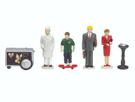 LIONEL-14218 DOWNTOWN PEWTER PEOPLE PACK- 0/027 SCALE- NEW- S14