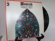 CHRISTMAS EXCERPTS OF THE MESSIAH BY GEORGE FREDERIC HANDEL RECORD ALBUM DESIGN