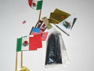 SMALL PACKAGE OF VARIOUS FLAGS- NEW - M10
