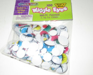 Brand New Creativity Street Assorted Wiggle Eyes, 100 Count