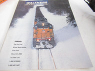 WALTHERS TERMINAL HOBBY SHOP JANUARY 2003 COLOR CATALOG- EX - M57