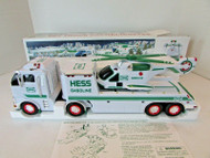 1995 HESS TOY TRUCK AND HELICOPTER EXCELLENT BOXED LotD