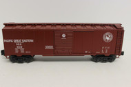 LIONEL LIMITED PROD.- LCAC- 9418 PACIFIC GREAT EASTERN BOXCAR- 0/027- NEW- M11