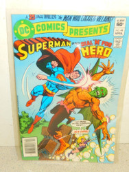 VINTAGE DC COMIC- SUPERMAN & DIAL "H" FOR HERO NO.44- APRIL 1982- GOOD- L5