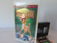 DISNEY MASTERPIECE MOVIE BAMBI 55TH ANNIVERSARY VHS CLAMSHELL CASE TAPE 9505 HB