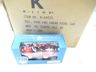 K-LINE - AMERICAN HEROES FDNY 0/027 94529 PEDAL CAR- 12 PIECES- NEW-GREAT GIFTS