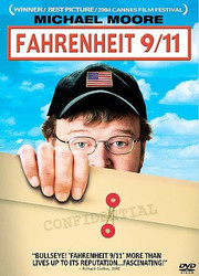 FAHRENHEIT 9/11 STARRING MICHAEL MOORE DVD NICE L53D
