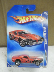 HOT WHEELS- DIXIE CHALLENGER- RED CAR - REBEL RIDES '09- NEW ON CARD- L47