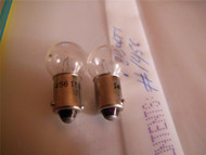 LIONEL REPLACEMENT BULBS #1456 18 VOLT LARGE HEAD BAYONETS (2) H47