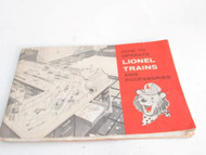 LIONEL TRAINS - POST-WAR 1957 OPERATING MANUAL - GOOD - B11R