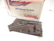 LIONEL- MPC - 5022 - 027 LEFT HAND MANUAL SWITCH TRACK / BOXED- FAIR - B16J