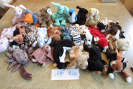 LOT OF 24 HARD TO FIND TY BEANIE BABIES - EXC - LOT B20
