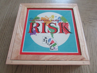 Milton Bradley 41631 Risk Nostalgia Game Series Wood Storage Box 2003