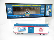 MTH TRAINS - 20-80005E CHRISTMAS 2003 DAP BOXCAR - 0/027- LN- HB1