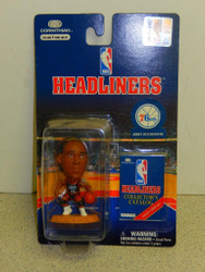 NBA HEADLINERS- 76ERS- JERRY STACKHOUSE- (BLACK JERSEY) NEW BASKETBALL L150