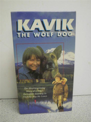VHS MOVIE- KAVIK THE WOLF DOG- 1994- USED- L44