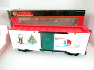 G SCALE - LIONEL 87015- 1996 CHRISTMAS BOX CAR - BOXED- KNUCKLE COUPLERS - HB1