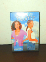 DVD- WHERE THE HEART IS - USED -DVD AND BOOKLET - FL1