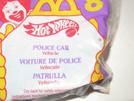 McDONALDS HAPPY MEAL - DIECAST HOT WHEELS- POLICE CAR - NEW- W23