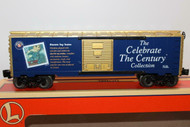 THE LIONEL VAULT - 26214 - CELEBRATE THE CENTURY STAMP BOXCAR- 0/027- NEW - W72