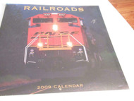 RAILROADS- 2009 CALENDAR- STILL SEALED - NEW - M6