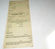 PENNSYLVANIA RR ORIGINAL PLACEMENT CARD- TO SHOW LOCATION OF FREIGHT CAR - M45