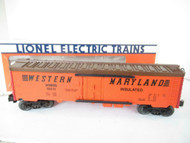 LIONEL- 19511 - WESTERN MARYLAND REEFER CAR - BOXED - LN - 0/027- HB1